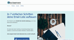 Desktop Screenshot of petrahaasmann.com